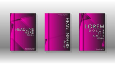 Soyut vektör düzeni arka planı. Broşürler, yıllık, dergi, vektör şablonları vb. için Eps 10'da altıgen desenlerin modern tasarımı