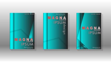 Soyut vektör düzeni arka planı. Broşürler, yıllık, dergi, vektör şablonları vb. için.