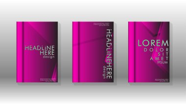 Soyut vektör düzeni arka planı. Broşürler, yıllık, dergi, vektör şablonları vb. için Eps 10'da altıgen desenlerin modern tasarımı