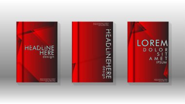 Soyut vektör düzeni arka planı. Broşürbroşürler, yıllık dergi vektör şablonları vb. için.