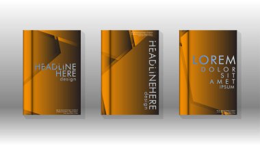 Soyut vektör düzeni arka planı. Broşürler, yıllık, dergi, vektör şablonları vb. için.