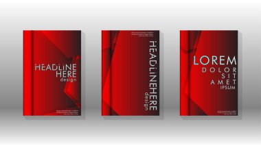 Soyut vektör düzeni arka planı. Broşürbroşürler, yıllık dergi vektör şablonları vb. için.