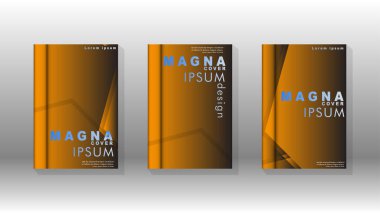 Soyut vektör düzeni arka planı. Broşürler, yıllık, dergi, vektör şablonları vb. için.