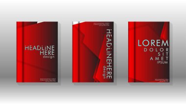 Soyut vektör düzeni arka planı. Broşürbroşürler, yıllık dergi vektör şablonları vb. için.