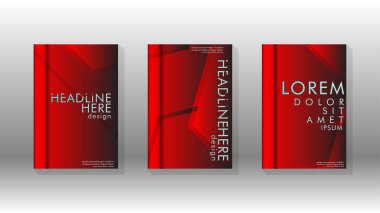 Soyut vektör düzeni arka planı. Broşürbroşürler, yıllık dergi vektör şablonları vb. için.