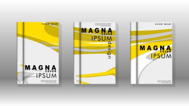 Arka kapak sıvı elemanları ile. Tasarım kavramı kitap. Fütüristik iş düzeni. Dijital poster şablonu. Tasarlamak vektör - eps10