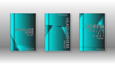 Soyut vektör düzeni arka planı. Broşürler, yıllık, dergi, vektör şablonları vb. için.