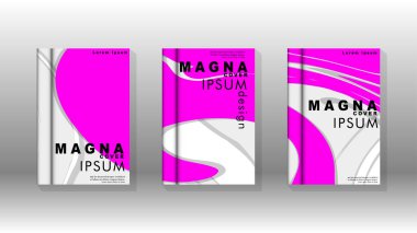 Arka kapak sıvı elemanları ile. Tasarım kavramı kitap. Fütüristik iş düzeni. Dijital poster şablonu. Tasarlamak vektör - eps10