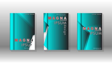 Soyut vektör düzeni arka planı. Broşürler, yıllık, dergi, vektör şablonları vb. için.