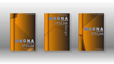 Soyut vektör düzeni arka planı. Broşürler, yıllık, dergi, vektör şablonları vb. için.