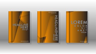 Soyut vektör düzeni arka planı. Broşürler, yıllık, dergi, vektör şablonları vb. için.