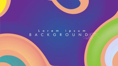 soyut arka plan girdap renkli daire dalga vektörü eps 10