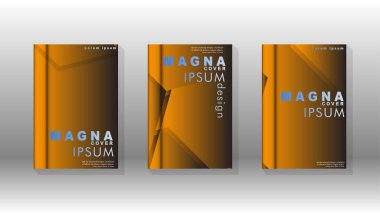 Soyut vektör düzeni arka planı. Broşürler, yıllık, dergi, vektör şablonları vb. için.