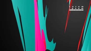 Renkli geometrik arka planlar. Basit form kompozisyonu. Eps10 vektör şablonu