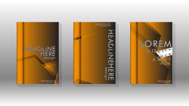 Soyut vektör düzeni arka planı. Broşürler, yıllık, dergi, vektör şablonları vb. için.