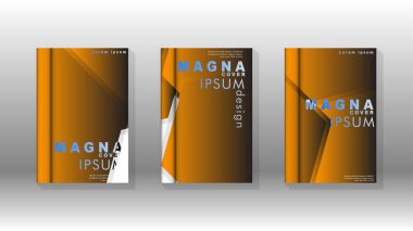 Soyut vektör düzeni arka planı. Broşürler, yıllık, dergi, vektör şablonları vb. için.