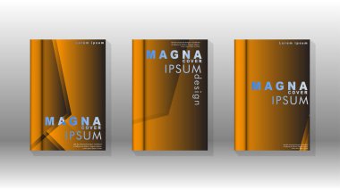 Soyut vektör düzeni arka planı. Broşürler, yıllık, dergi, vektör şablonları vb. için.