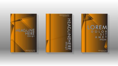 Soyut vektör düzeni arka planı. Broşürler, yıllık, dergi, vektör şablonları vb. için.