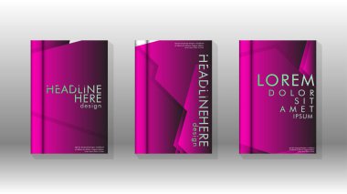 Soyut vektör düzeni arka planı. Broşürler, yıllık, dergi, vektör şablonları vb. için Eps 10'da altıgen desenlerin modern tasarımı