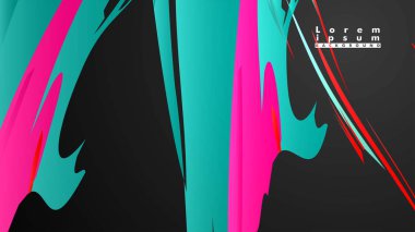 Renkli geometrik arka planlar. Basit form kompozisyonu. Eps10 vektör şablonu