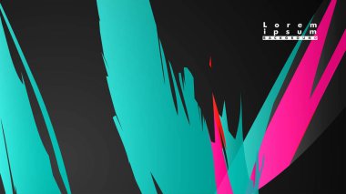 Renkli geometrik arka planlar. Basit form kompozisyonu. Eps10 vektör şablonu