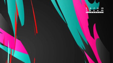 Renkli geometrik arka planlar. Basit form kompozisyonu. Eps10 vektör şablonu