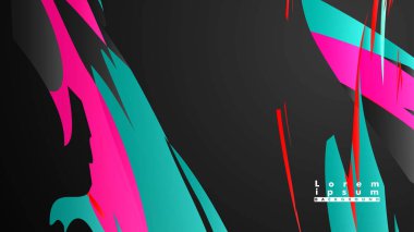 Renkli geometrik arka planlar. Basit form kompozisyonu. Eps10 vektör şablonu