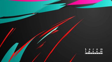 Renkli geometrik arka planlar. Basit form kompozisyonu. Eps10 vektör şablonu