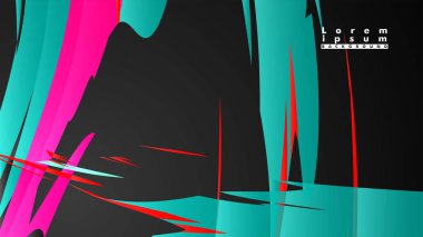 Renkli geometrik arka planlar. Basit form kompozisyonu. Eps10 vektör şablonu