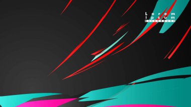 Renkli geometrik arka planlar. Basit form kompozisyonu. Eps10 vektör şablonu