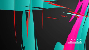 Renkli geometrik arka planlar. Basit form kompozisyonu. Eps10 vektör şablonu