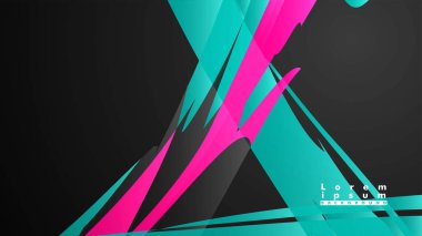 Renkli geometrik arka planlar. Basit form kompozisyonu. Eps10 vektör şablonu