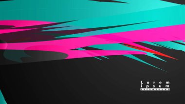 Renkli geometrik arka planlar. Basit form kompozisyonu. Eps10 vektör şablonu