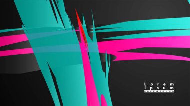 Renkli geometrik arka planlar. Basit form kompozisyonu. Eps10 vektör şablonu