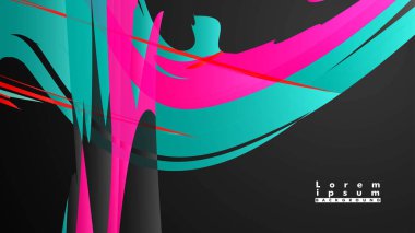 Renkli geometrik arka planlar. Basit form kompozisyonu. Eps10 vektör şablonu