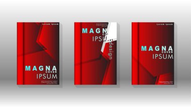 Soyut vektör düzeni arka planı. Broşürbroşürler, yıllık dergi vektör şablonları vb. için.