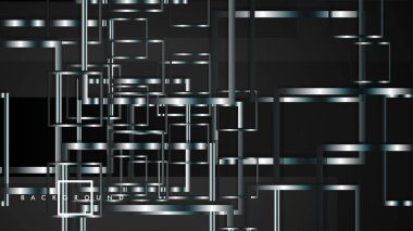 Modern Soyut Vektör Kutusu Arka Plan. beyaz degrade şeritler ile. eps 10 şablonu