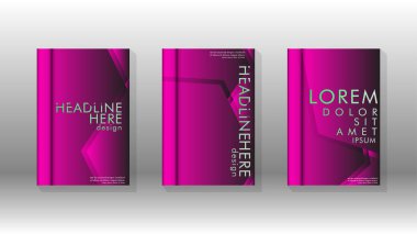 Soyut vektör düzeni arka planı. Broşürler, yıllık, dergi, vektör şablonları vb. için Eps 10'da altıgen desenlerin modern tasarımı