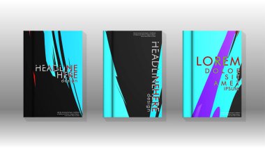 Kitap Kapağı renkli geometrik arka planlar.