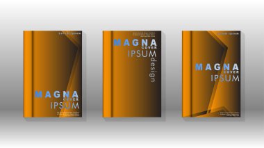 Soyut vektör düzeni arka planı. Broşürler, yıllık, dergi, vektör şablonları vb. için.