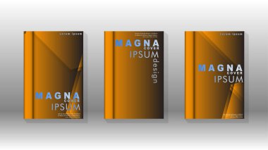 Soyut vektör düzeni arka planı. Broşürler, yıllık, dergi, vektör şablonları vb. için.