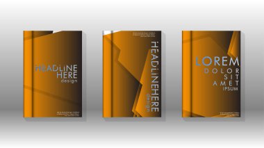 Soyut vektör düzeni arka planı. Broşürler, yıllık, dergi, vektör şablonları vb. için.