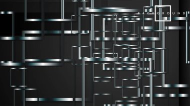 Modern Soyut Vektör Kutusu Arka Plan. beyaz degrade şeritler ile. eps 10 şablonu