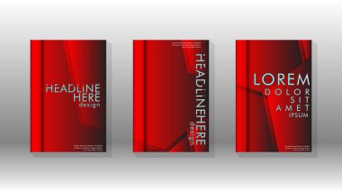 Soyut vektör düzeni arka planı. Broşürbroşürler, yıllık dergi vektör şablonları vb. için.