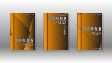 Soyut vektör düzeni arka planı. Broşürler, yıllık, dergi, vektör şablonları vb. için.