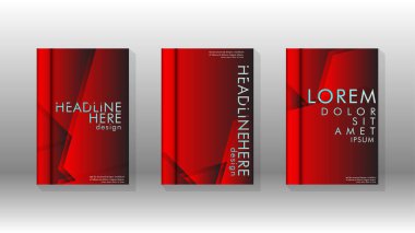 Soyut vektör düzeni arka planı. Broşürbroşürler, yıllık dergi vektör şablonları vb. için.