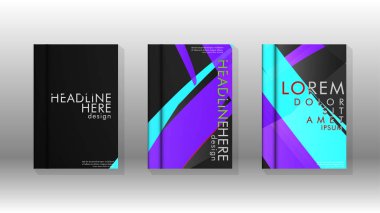 Kitap Kapağı renkli geometrik arka planlar.