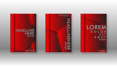 Soyut vektör düzeni arka planı. Broşürbroşürler, yıllık dergi vektör şablonları vb. için.