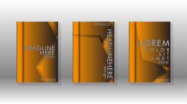 Soyut vektör düzeni arka planı. Broşürler, yıllık, dergi, vektör şablonları vb. için.