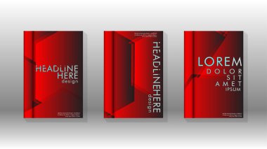 Soyut vektör düzeni arka planı. Broşürbroşürler, yıllık dergi vektör şablonları vb. için.